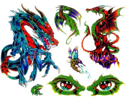 Dragon Tats In Color